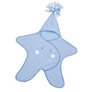 Baby Star Cozy Cheerful, Star Shaped Fleece Bunting Keeps Baby Snug And Warm. (Blue): Clothing