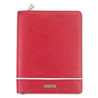 Day Runner Products   Day Runner   Deco Slim Profile Organizer, Undated Weekly/Monthly Pages, 5 1/2 x 8 1/2, Red   Sold As 1 Each   An inset stripe and fashion edge give this binder a sophisticated art deco appearance.   Includes three months of undated we
