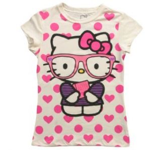 Mighty Fine Hello Kitty Cute Meets Smart Tween White L Clothing