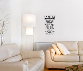 Family Isn't Always Blood (M) Wall Saying Vinyl Lettering Home Decor Decal Stickers Quotes 