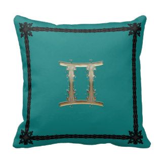 Gemini Zodiac Sign Pillow