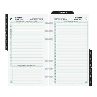 Day Timer 2 Page Per Day Reference Refill : Appointment Book And Planner Refills : Office Products