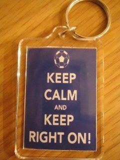 Birmingham City F.C   Keep Calm Key Ring (Keep Right on) : Sports Related Key Chains : Sports & Outdoors