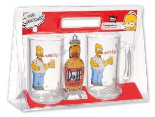 The Simpsons Beer mug Homer Mmm Beer ..   Duff Beer Glass