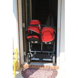 Stroll Air DUO 4 Wheel Double Twin Baby Stroller (Black) : Baby Car Stroller : Baby
