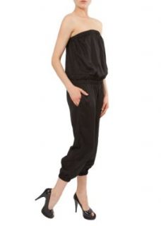 Bandeau Jumpsuit Silk Look: Jumpsuits Rompers: Clothing