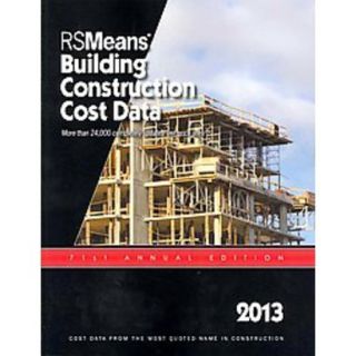 RSMeans Building Construction Cost Data 2013 (Pa