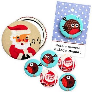 santa and robin 'stocking filler gift set' by jenny arnott cards & gifts