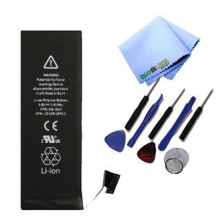Genuine Apple iPhone 5 / 5G Li ion Replacement Battery 3.8V 1440mAh & Tools Kit for iPhone 5 16GB 32GB 64GB / Model 616 0613, 616 0611 by Buy4Less Outlet: Cell Phones & Accessories
