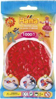 HAMA 207 05   Perlen rot, 1000 Stck: Spielzeug
