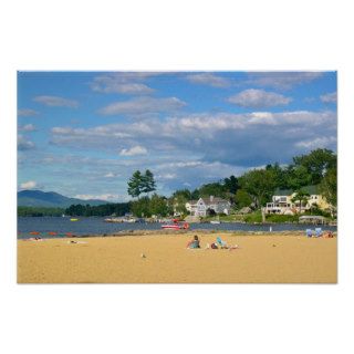New England Summer Lake Poster