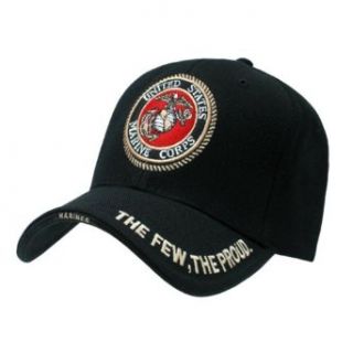 USMC U.S. MARINES INSIGNIA HAT CAP MILITARY HATS CAPS: Clothing
