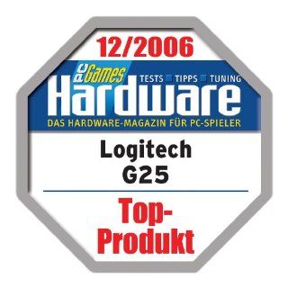 Logitech G25 Racing Wheel PC + PS2/PS3 Lenkrad Computer & Zubehr