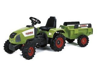 Falquet & Cie 956F   FALK Traktor Claas Celtis mit Anhnger: Spielzeug
