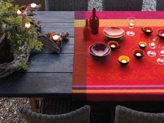 Le Jacquard Francais   Provence   Tischdecke   Gariguette (Erdbeere)   150 x 220   beschichtet: Küche & Haushalt
