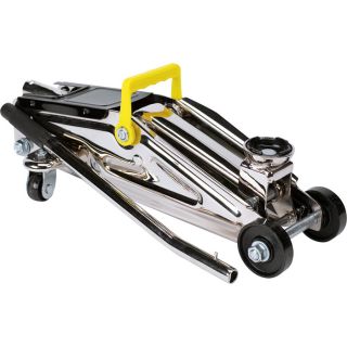 Torin Big Red Chrome Trolley Jack With Chrome Jack Stands — 2-Ton Capacity, Model# T82000W
