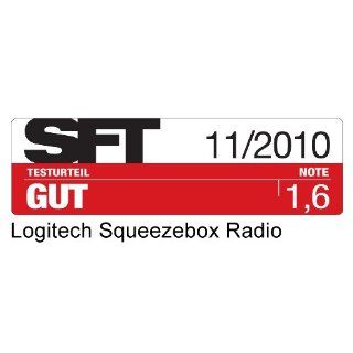 Logitech Squeezebox WLAN Radio schwarz: Audio & HiFi