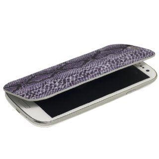 Lila Schlangenleder Tasche Style Hlle fr Samsung Galaxy S3 i9300 PC271P: Elektronik