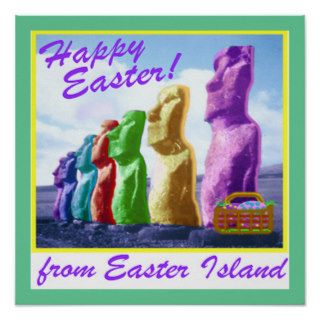 Easter Island Large Poster
