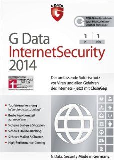 G Data Internet Security 2014   1 PC  Software