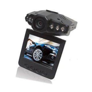 SODIAL(Wz.) 2,5 Zoll HD Auto LED IR KFZ DVR Strasse Dash Video Kamera Rekorder Verkehr Armaturenbrett Camcorder mit LCD 270 Grad Drehung: Navigation & Car HiFi