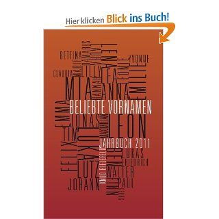 Beliebte Vornamen Jahrbuch 2011: Knud Bielefeld: Bücher