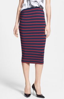 ELEVENPARIS 'Basic L' Stripe Knit Tube Skirt