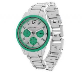 Isaac Mizrahi Live! Colorful Chronograph Bracelet Watch —