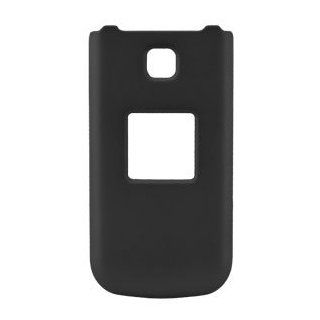 Premium Rubberized Black Snap On Cover for Samsung Chrono SCH R261: Cell Phones & Accessories
