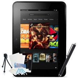  Kindle Fire HDX 7 Touch 16GB Wi Fi  (Without Special Offers) Bundle