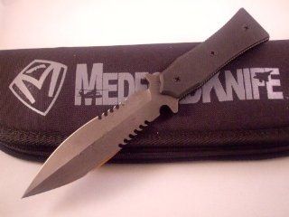 Medford Knife and Tool BOA P Black Ops Anti Personnel Fighting Knife : Fixed Blade Camping Knives : Sports & Outdoors