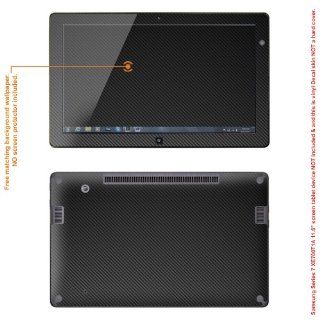Matte Decal Skin Sticker (Matte finish) for Samsung Series 7 XE700T1A with 11.6" screen tablet case cover MAT_S7_Slate 255: Computers & Accessories