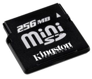 Kingston flash memory card   256 MB   miniSD ( SDM/256 ): Electronics