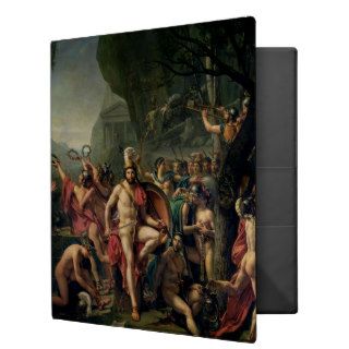 Leonidas at Thermopylae, 480 BC, 1814 Vinyl Binder