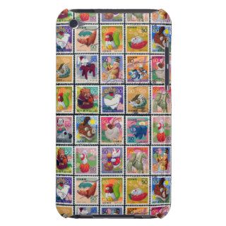 Cute Japan Year of Animal Stamp Pattern iPod Touch Cover