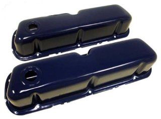 1962 85 Ford Small Block 260 289 302 351W Steel Valve Covers   Blue Automotive