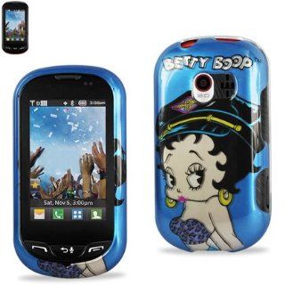 Reiko 2DPC LGVN271 B26NV Durably Crafted Protective Betty Boop Case for LG Extraver VN271   1 Pack   Retail Packaging   Navy: Cell Phones & Accessories