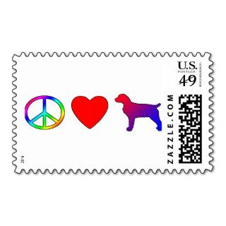 Peace Love Boykin Spaniels Stamp