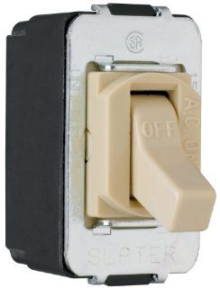 Pass & Seymour ACD1ICC8 Despard Toggle Switch Single Pole 15 Amp 120/277 Volt, Ivory   Wall Light Switches  