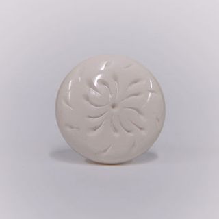 patterned round bone knob by trinca ferro
