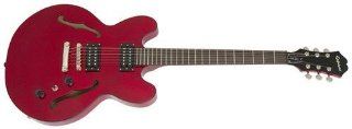 Epiphone DOT Studio Electric Guitar with Gloss Finish, Cherry: Musical Instruments