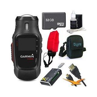 Garmin Virb Action Camera 010 01088 00 Ultimate Bundle with 32GB Micro SD Card, HDMI Cable, All in One Card Reader, Floating Strap, Carrying Case, and Lens Cleaning Kit : Camera & Photo