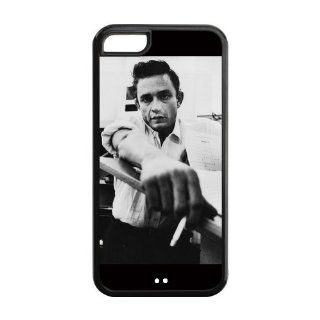 Super Star Hot Singer Johnny Cash TPU Inspired Design Case Cover Protective For Iphone 5c iphone5c NY281 Cell Phones & Accessories