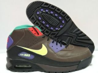 Nike Air Air Max 90 Boot 316339 271 Brown Yellow Men Sz: Shoes