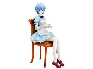 NEON GENESIS EVANGELIONE REI AYANAMI MAID SPECIAL EDITION ANI STATUE (japan import): Toys & Games