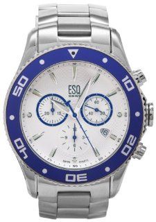 ESQ Movado Men's 7301208 Aston Chronograph Stainless Steel Bracelet Watch: Watches