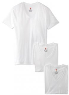Hanes Men's 3 Pack Ultimate X Temp V Neck T Shirt at  Mens Clothing store