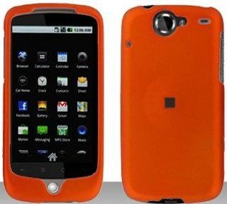 TRENDE   Orange Hard Snap On Case Cover Faceplate Protector for HTC Nexus One T Mobile + Free Texi Gift Box: Cell Phones & Accessories
