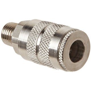 Dixon Valve 2FM2 S Stainless Steel 303 Manual Industrial Interchange Pneumatic Fitting, Socket, 1/4" Coupler x 1/4"   18 NPTF Male  Quick Connect Hose Fittings: Industrial & Scientific
