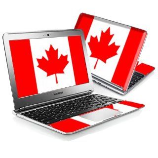 MightySkins Protective Skin Decal Cover for Samsung Chromebook 11.6" screen XE303C12 Notebook Sticker Skins Canadian Flag: Computers & Accessories